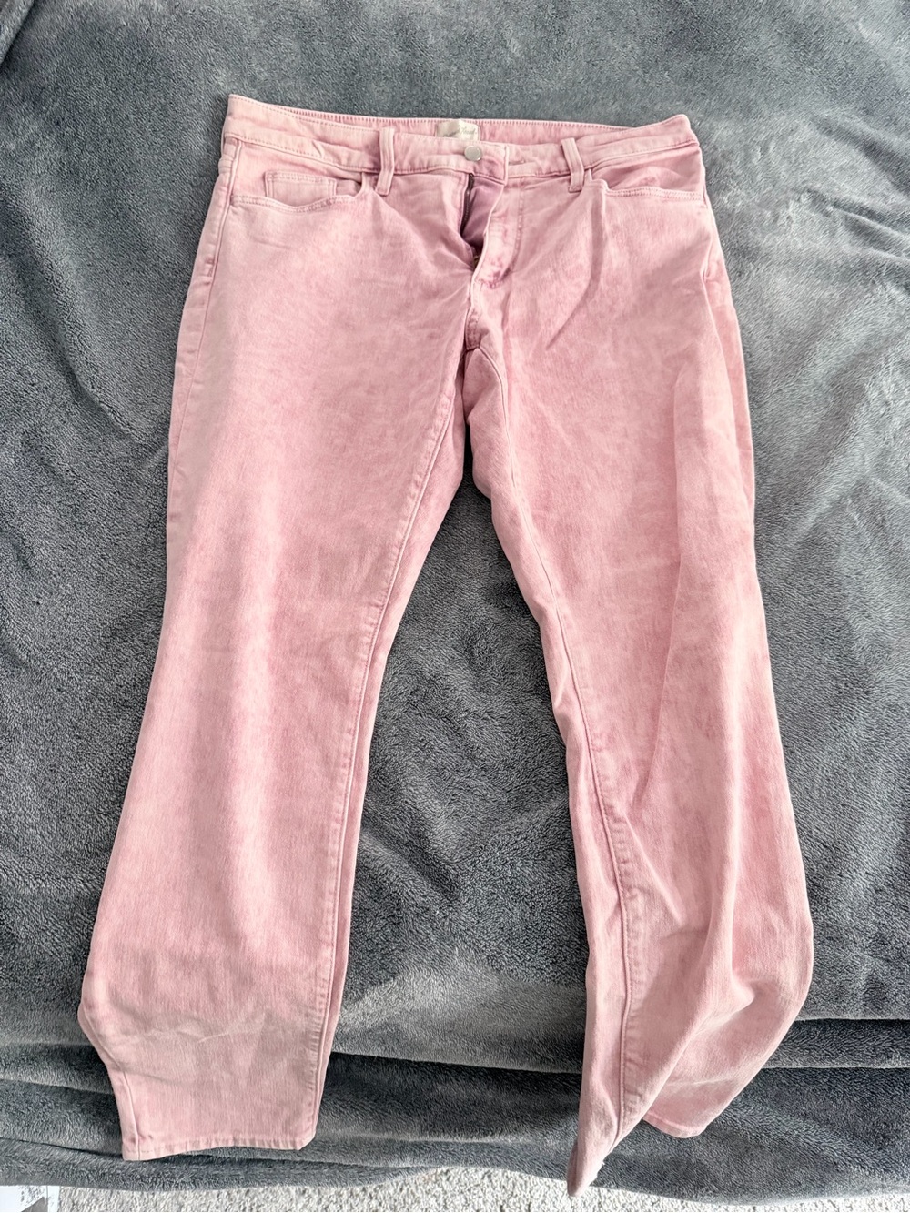 Universal Thread Women's Light Pink Straight Leg Corduroy Jeans